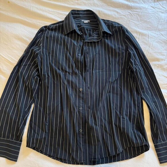 H&M Men's Black and White Shirt